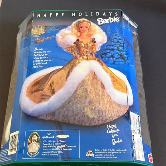 Rare Box Error 1994 Happy Holidays Barbie Doll Special...